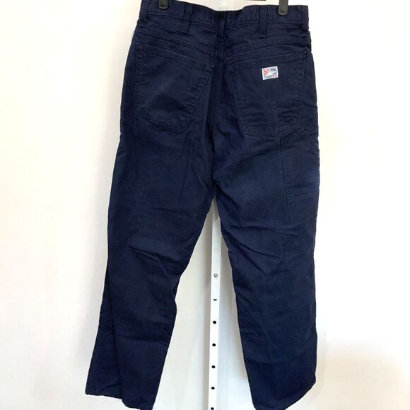 Tyndale Arc Rated FR Jeans Men’s 32x32 Cat 2 NFPA-2112 Navy Dark Wash - Picture 3 of 8